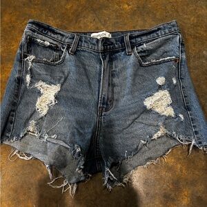 Abercrombie & Fitch high rise mom Shorts